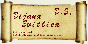 Dijana Svitlica vizit kartica